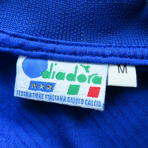 実際に弊社で買取させて頂いたdiadora/ディアドラ 1994年 サッカー イタリア代表 ホームユニフォーム /Mの画像 2枚目