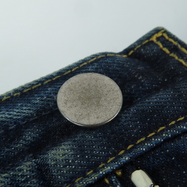 実際に弊社で買取させて頂いたNUMBER (N)INE/ナンバーナイン ハート涙/音符 インディゴデニムパンツ NNP-S907A/4の画像 8枚目