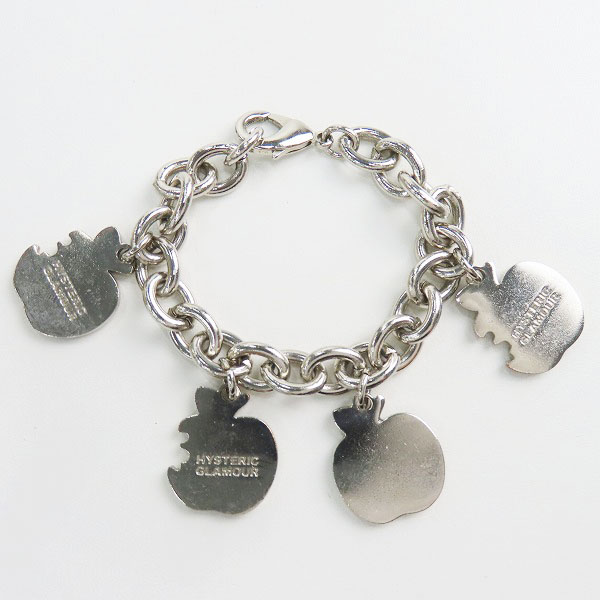 実際に弊社で買取させて頂いたHYSTERIC GLAMOUR/ヒステリックグラマー リンゴ スカル ブレスレットの画像 2枚目