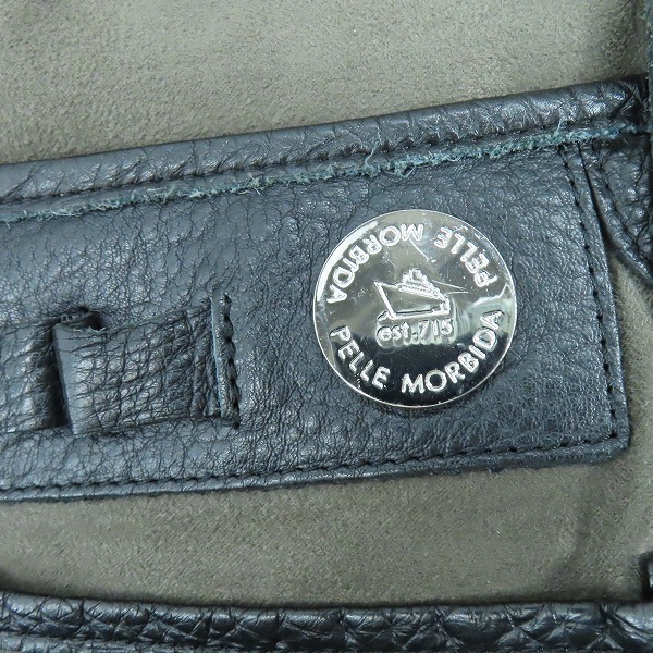 実際に弊社で買取させて頂いたPELLE MORBIDA/ペッレモルビダ レザー ビジネスバッグ/ブリーフケースの画像 4枚目