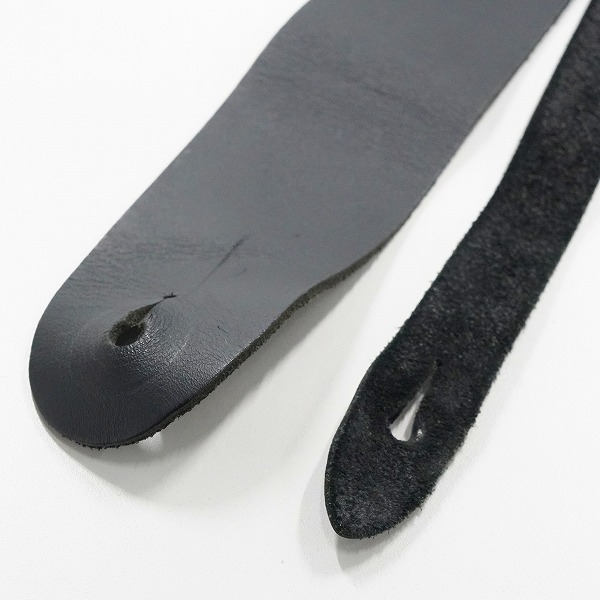 実際に弊社で買取させて頂いた【ノーブランド扱い】 レザー調 ストラップ ギターストラップ ベースストラップ ブラックの画像 2枚目