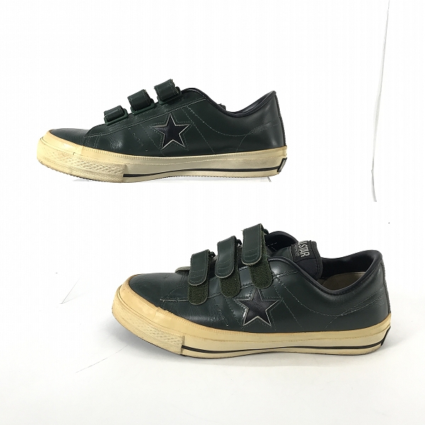 実際に弊社で買取させて頂いたCONVERSE/コンバース ONE STAR V3/ワンスター ベルクロ レザースニーカー /7.5の画像 3枚目