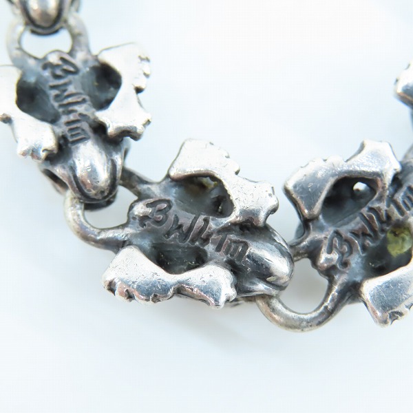 実際に弊社で買取させて頂いた【カスタム】Bill Wall Leather/ビルウォールレザー 蛙/カエル リンクブレスレット/Tバーの画像 5枚目