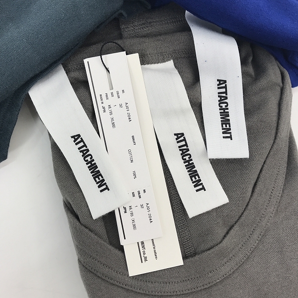 実際に弊社で買取させて頂いた【おまとめ/未使用含む】ATTACHMENT/アタッチメント 7分袖 カットソーの画像 2枚目