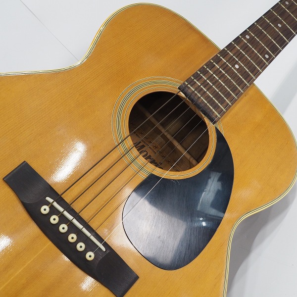 実際に弊社で買取させて頂いた★【難有り】Morris/モーリス FD-15 アコースティックギター/アコギ 1973年 日本製 ソフトケース付の画像 5枚目