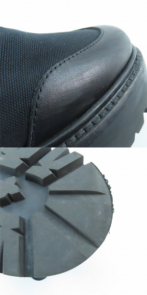 実際に弊社で買取させて頂いたCELINE/セリーヌ Lace-Up Boot 45  バルキー レースアップ ブーツ ブラック/41の画像 6枚目