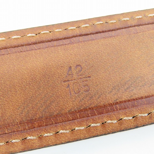 実際に弊社で買取させて頂いたETRO/エトロ ペイズリー柄/総柄 レザーベルト 42/105の画像 4枚目