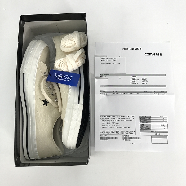 実際に弊社で買取させて頂いたCONVERSE/コンバース OS J VTG CANVAS/ワンスター ヴィンテージ キャンバス 9.5の画像 6枚目