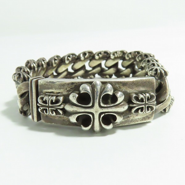 実際に弊社で買取させて頂いたA&G/エーアンドジー ファンシーチェーン リンクID ブレスレットの画像 1枚目