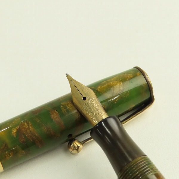 実際に弊社で買取させて頂いた【ジャンク】PARKER/パーカー fountain Geo. S. Parker ヴィンテージ/カナダ製 マーブル柄  万年筆 