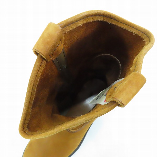 実際に弊社で買取させて頂いたRED WING/レッドウイング エンジニアブーツ/ペコスブーツ 1105/US6.5の画像 3枚目