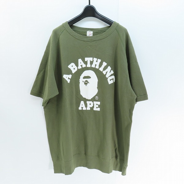 実際に弊社で買取させて頂いたA BATHING APE/アベイシングエイプ APE SHALL NEVER KILL APE スウェット猿顔 tシャツ XL
