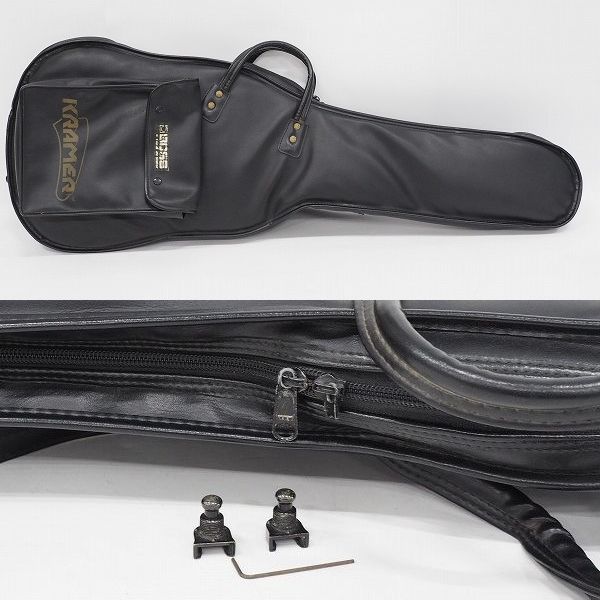 実際に弊社で買取させて頂いた★KRAMER/クレーマー JK-1000/JK1000 マッチングヘッド フロイドローズ搭載 エレキギター ソフトケース付の画像 9枚目