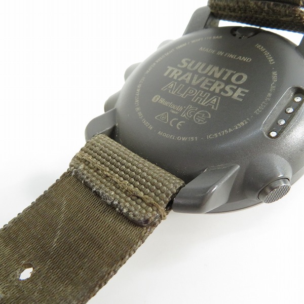 実際に弊社で買取させて頂いたSUUNTO/スント TRAVERSE ALPHA スマートウォッチ デジタル腕時計の画像 7枚目