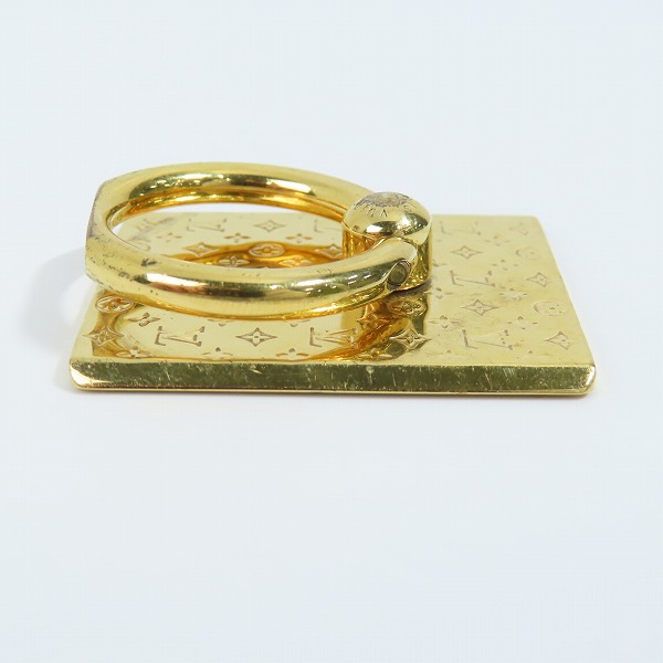 実際に弊社で買取させて頂いたLOUIS VUITTON/ルイヴィトン サポート ナノグラム スマホリング/モノグラム M64868の画像 2枚目