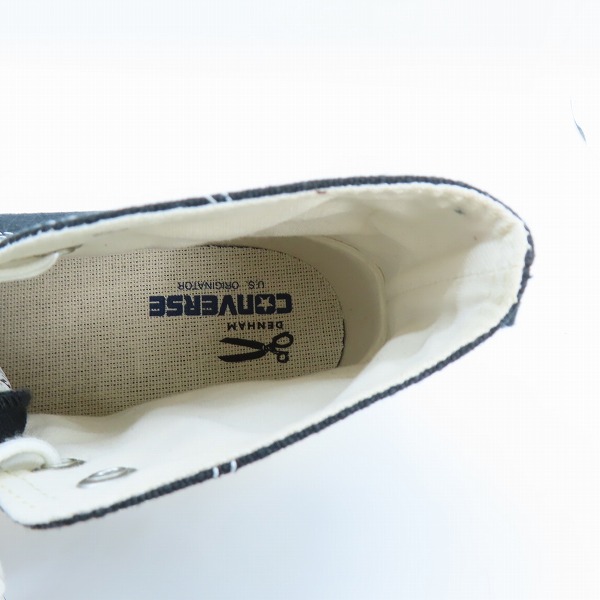実際に弊社で買取させて頂いたDENHAM × CONVERSE デンハム×コンバース ALL STAR オールスター 1SD957/26.5の画像 4枚目