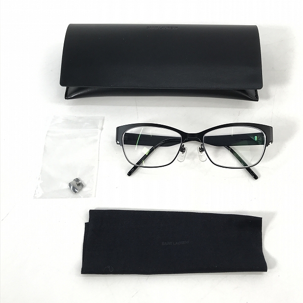 実際に弊社で買取させて頂いたSAINT LAURENT PARIS/サンローランパリ メガネフレーム/アイウェア SLM44  001の画像 8枚目