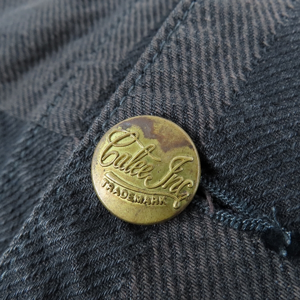 実際に弊社で買取させて頂いたCALEE/キャリー チェック柄 カバーオール ジャケット/Mの画像 7枚目