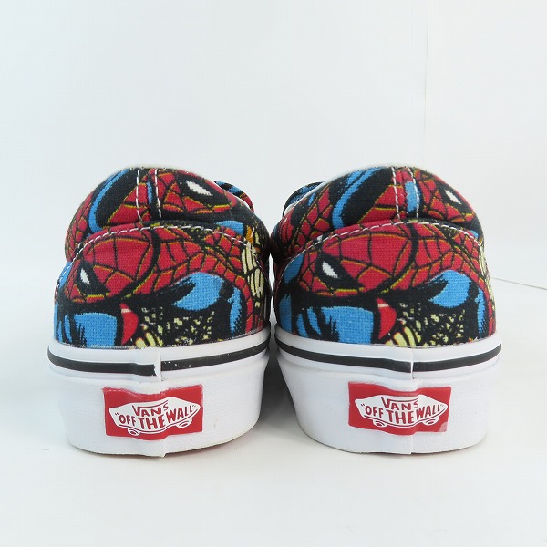 実際に弊社で買取させて頂いたVANS/バンズ MARVEL/マーベル CLASSIC SLIP-ON スパイダーマン総柄スリッポン VN0A38F79H7/26.5の画像 1枚目