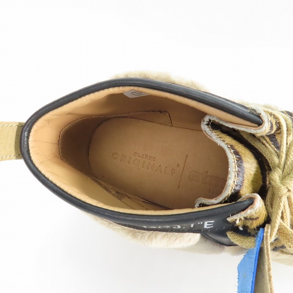 実際に弊社で買取させて頂いたClarks×atmos/クラークス×アトモス Wallabee Boots Gen ワラビーブーツ デザートブーツ/UK7.5の画像 4枚目