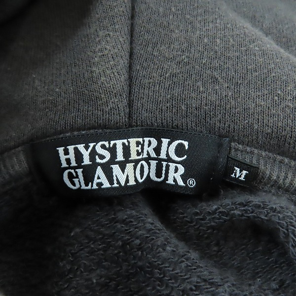 実際に弊社で買取させて頂いたHYSTERIC GLAMOUR/ヒステリックグラマー  バックプリント ZIP UPパーカー 4CF-1762/Mの画像 3枚目