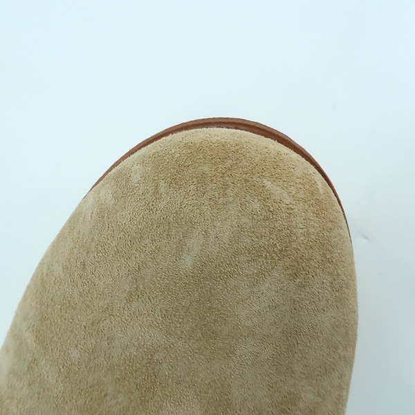 実際に弊社で買取させて頂いたKAZUYUKI KUMAGAI ATTACHMENT/カズユキクマガイ アタッチメント レザー スエード ブーツ ベージュ AA12-405/41の画像 7枚目