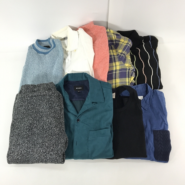 実際に弊社で買取させて頂いた【おまとめ】アビレックス/ビューティー＆ユース/ビームス 等 タンクトップ/ドロストパンツ/ブルゾンシャツ 他