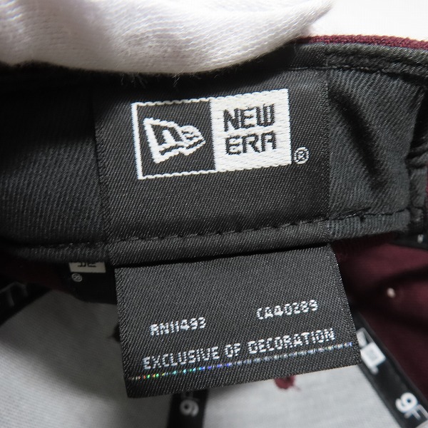 実際に弊社で買取させて頂いたF.C.R.B.×NEWERA/FCレアルブリストル×ニューエラ BRISTOL EMBLEM LOGO 6panel Cap キャップ ワインレッドの画像 5枚目