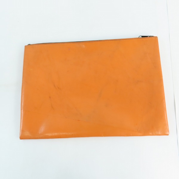 実際に弊社で買取させて頂いたFREITAG/フライターグ F08 DAN/ダン ポーチ/セカンドバッグ/クラッチバッグ オレンジ/ブルーの画像 1枚目
