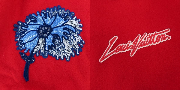 実際に弊社で買取させて頂いた【JPタグ/未使用】LOUIS VUITTON/ルイヴィトン 23SS 草間彌生 フラワーブルゾン スタジャン/RM231H MJY HOL31E/60の画像 6枚目