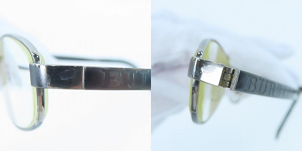 実際に弊社で買取させて頂いたBURBERRY/バーバリー サイドロゴデザイン メガネフレーム アイウェア BB-7722の画像 9枚目