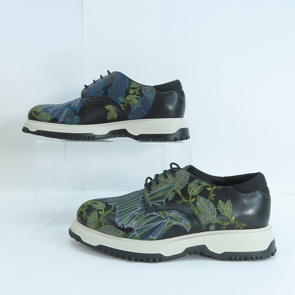 実際に弊社で買取させて頂いた(2)EMPORIO ARMANI/エンポリオ アルマーニ  ローカット スニーカー 総柄 X4C444/6の画像 3枚目