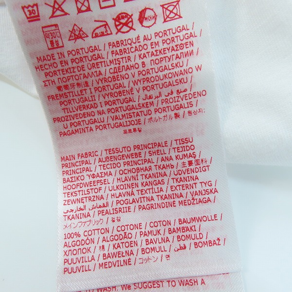 実際に弊社で買取させて頂いた【未使用】MARNI/マルニ 24SS Ghingam Jersey Tee ギンガム ロゴTシャツ HUMU0198PT/46の画像 4枚目