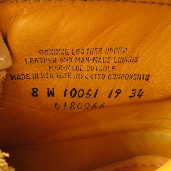 実際に弊社で買取させて頂いたTimberland/ティンバーランド プレミアム 6インチ ウォータープルーフ ブーツ 10061/8Wの画像 5枚目