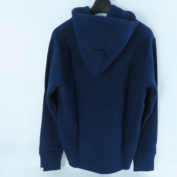 実際に弊社で買取させて頂いた【未使用】LOOPWHEELER×BEAMS+/ループウィラー×ビームスプラス ジップアップ パーカー ネイビー /Mの画像 1枚目