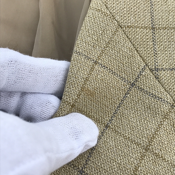 実際に弊社で買取させて頂いたChristian Dior/クリスチャンディオール シルク/ウール チェック柄 テーラードジャケット/Lの画像 6枚目