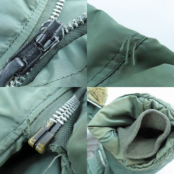 実際に弊社で買取させて頂いたALPHA INDUSTRIES/アルファインダストリーズ N-3Bジャケット/Lの画像 7枚目