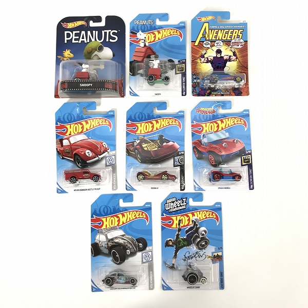実際に弊社で買取させて頂いた【おまとめ/未開封】Hot Wheels/ホットウィール SNOOPY SCREEN TIME/'49 VOLKSWAGEN BEETLE PICKUP 他