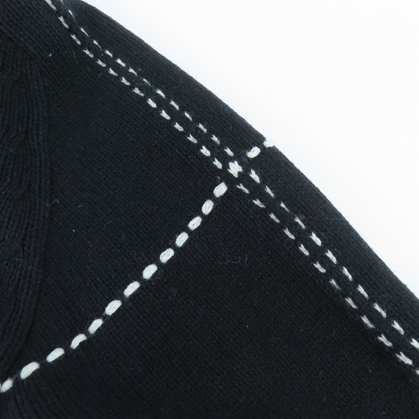 実際に弊社で買取させて頂いたHUGO BOSS/ヒューゴボス デザインステッチ クルーネックニット/50の画像 6枚目