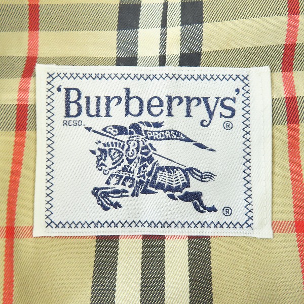 実際に弊社で買取させて頂いたBurberrys /バーバリーズ 裏地ノバチェック柄 トレンチコート 9AB2の画像 4枚目