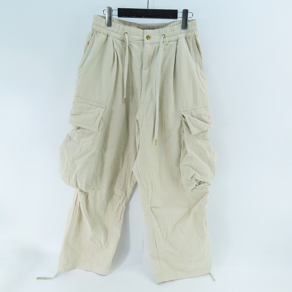 実際に弊社で買取させて頂いたJOURNAL STANDARD/ジャーナルスタンダード ORIENS タックワイドカーゴパンツ ORIENS 21-030-423-2000-3-0/Fの画像 0枚目