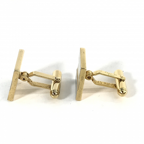 実際に弊社で買取させて頂いたChristian Dior/クリスチャンディオール ロゴ入り カフスの画像 2枚目