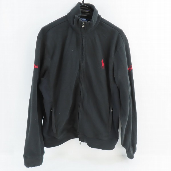 実際に弊社で買取させて頂いたPOLO GOLF×Titleist/ポロゴルフ×タイトリスト 胸刺繍 フリースジャケット ブラック XL