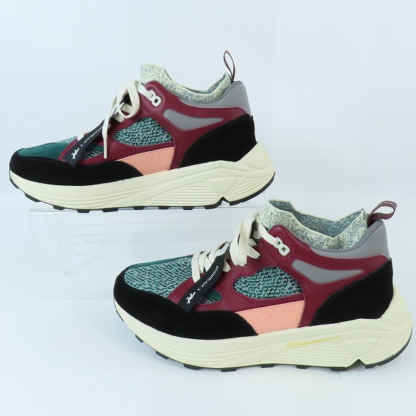 実際に弊社で買取させて頂いたMAISON KITSUNE×BRAND BLACK/メゾン キツネ×ブランドブラック AURA FEMME/アウラ スニーカー KWA-38520/26の画像 3枚目