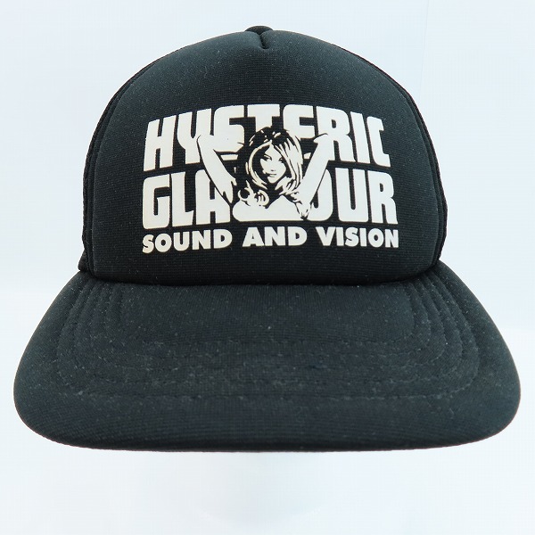 実際に弊社で買取させて頂いたHYSTERIC GLAMOUR/ヒステリックグラマー SOUND AND VISION メッシュキャップ 02191QH02の画像 1枚目