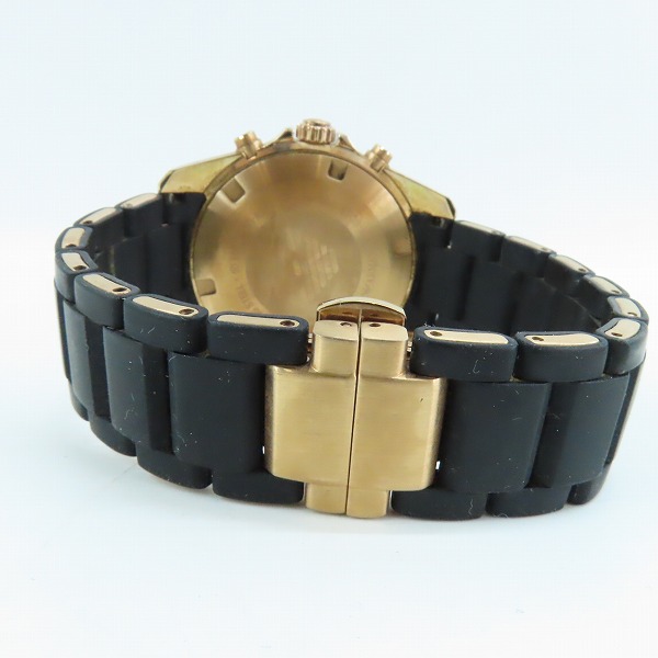 実際に弊社で買取させて頂いたEMPORIO ARMANI/エンポリオアルマーニ クォーツ クロノグラフ 腕時計 AR6066【動作未確認】の画像 2枚目