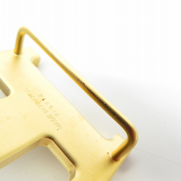 実際に弊社で買取させて頂いたHERMES/エルメス H ベルト バックル ゴールドの画像 8枚目