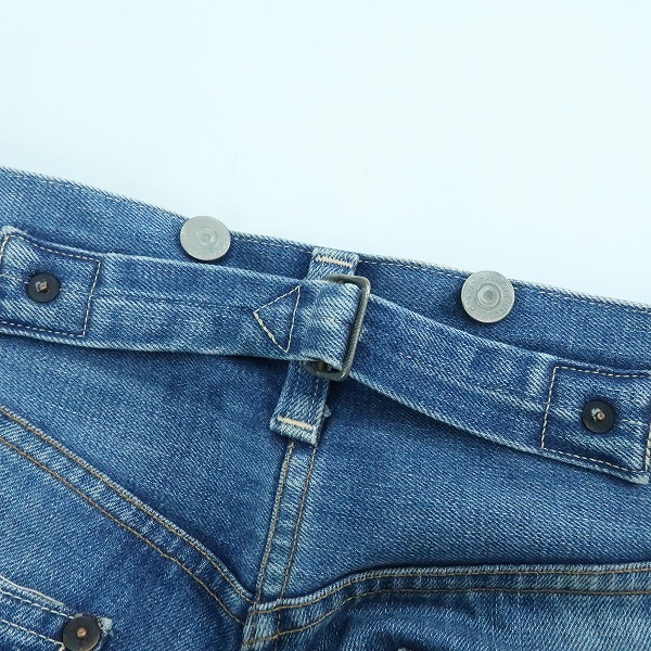 実際に弊社で買取させて頂いたLevi's/リーバイス 501XX シンチバック/レインフォードカスタム リペア加工 デニム 33501-0010/W34L36の画像 6枚目