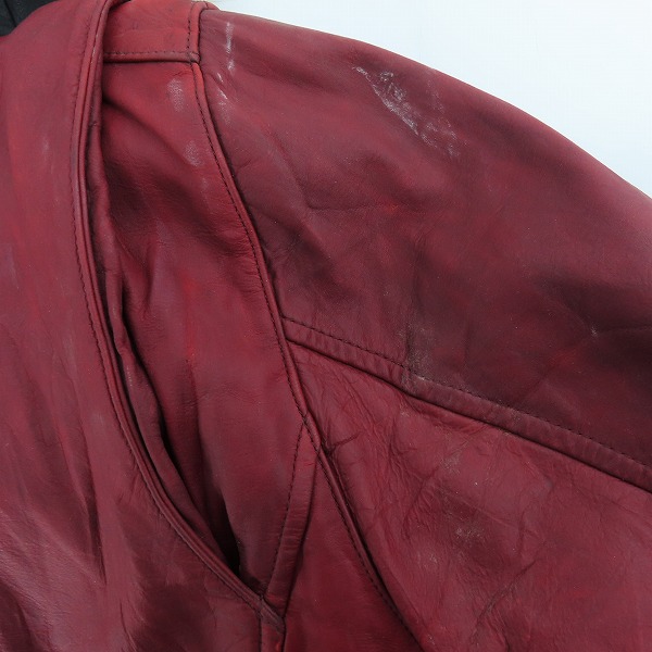 実際に弊社で買取させて頂いたNO ID./ノーアイディ 牛革 レザージャケット/2の画像 6枚目