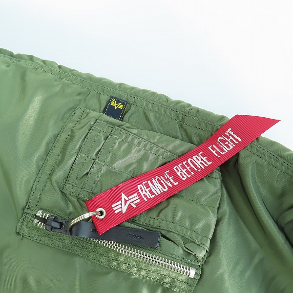 実際に弊社で買取させて頂いたALPHA INDUSTRIES/アルファインダストリーズ フライトジャケット N-3B 026200/3XLの画像 4枚目